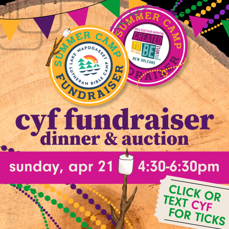 2024 CYF camp fundraiser dinner and auction