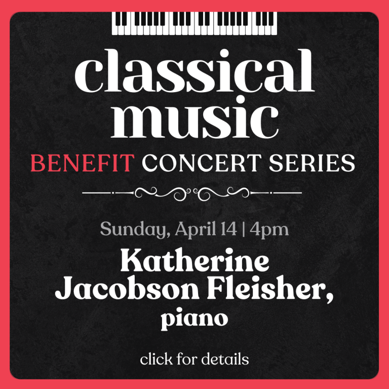 Katherine Jacobson Fleisher, piano on April 14