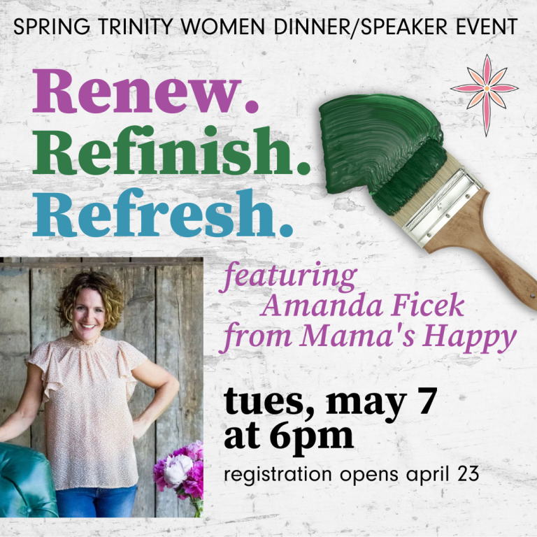 trinity women dinner/speaker event may 7