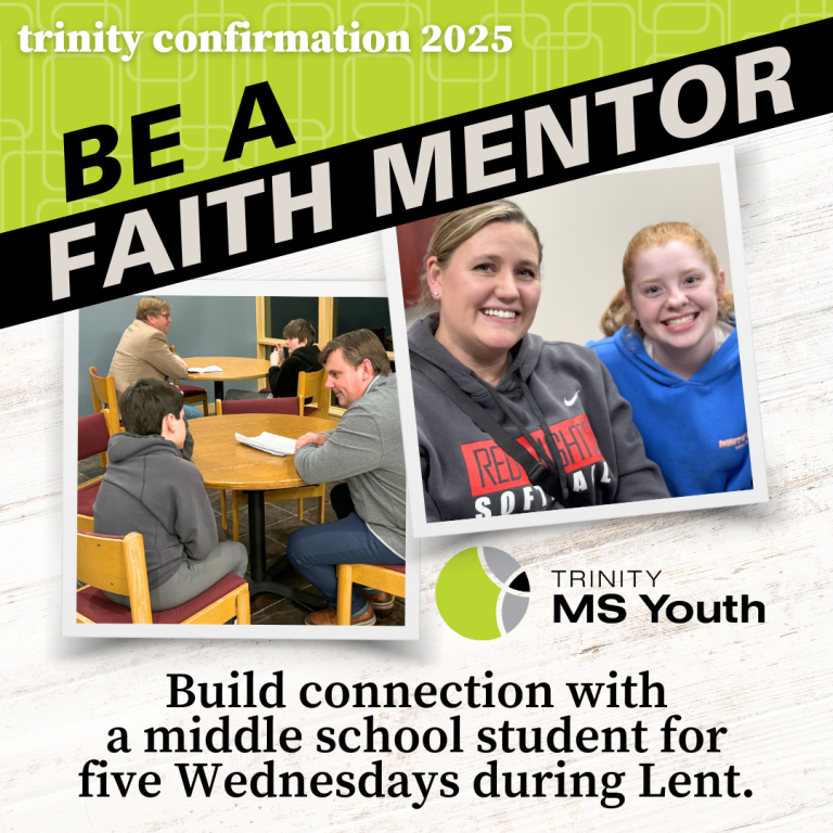 Be a Faith Mentor