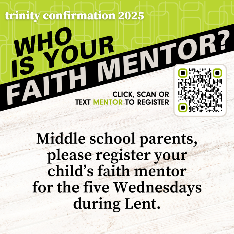 Register your Faith Mentor